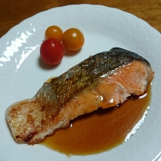 鮭の甘酢あんかけ♪